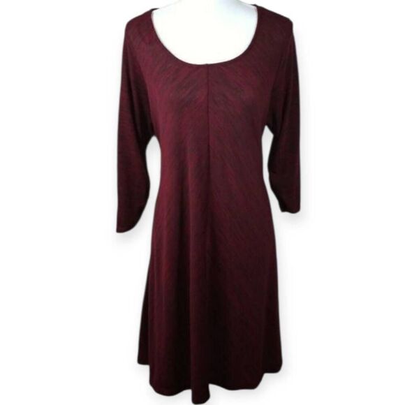 MOTHERHOOD MATERNITY BURGUNDY DRESS SZ.XL EUC - Picture 1 of 6